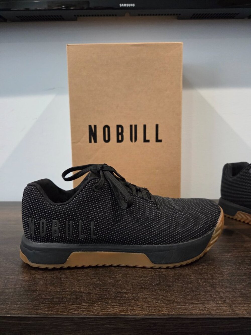 Nobull Outwork Trainer - Black Gum Super Fabric - Men’s Size 8.5 / Women’s Size